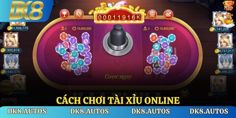 Cách chơi tài xỉu online