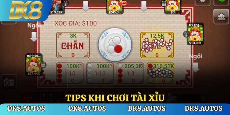 Tips khi chơi tài xỉu